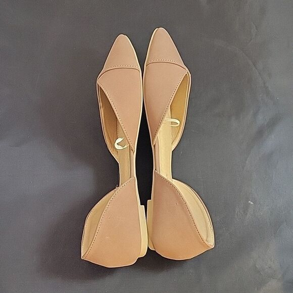 BRAND NEW LYNX POINTED TOE D'ORSAY SLIP ON WOMEN"S FLAT SHOE - Picture 6 of 15